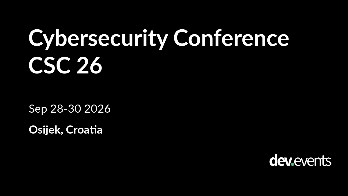 Cybersecurity Conference CSC 26