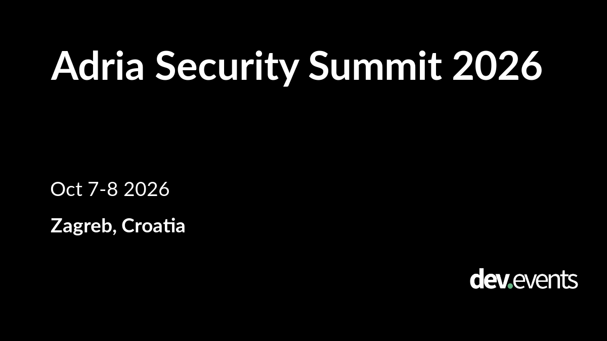 Adria Security Summit 2026