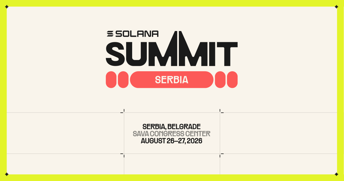 Solana Summit Serbia 2026