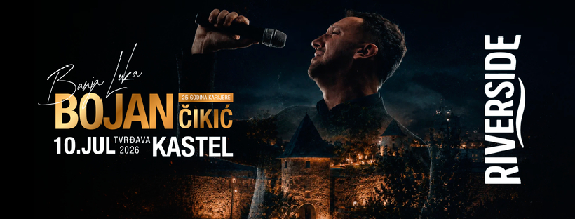 Bojan Čikić — koncert na vodi