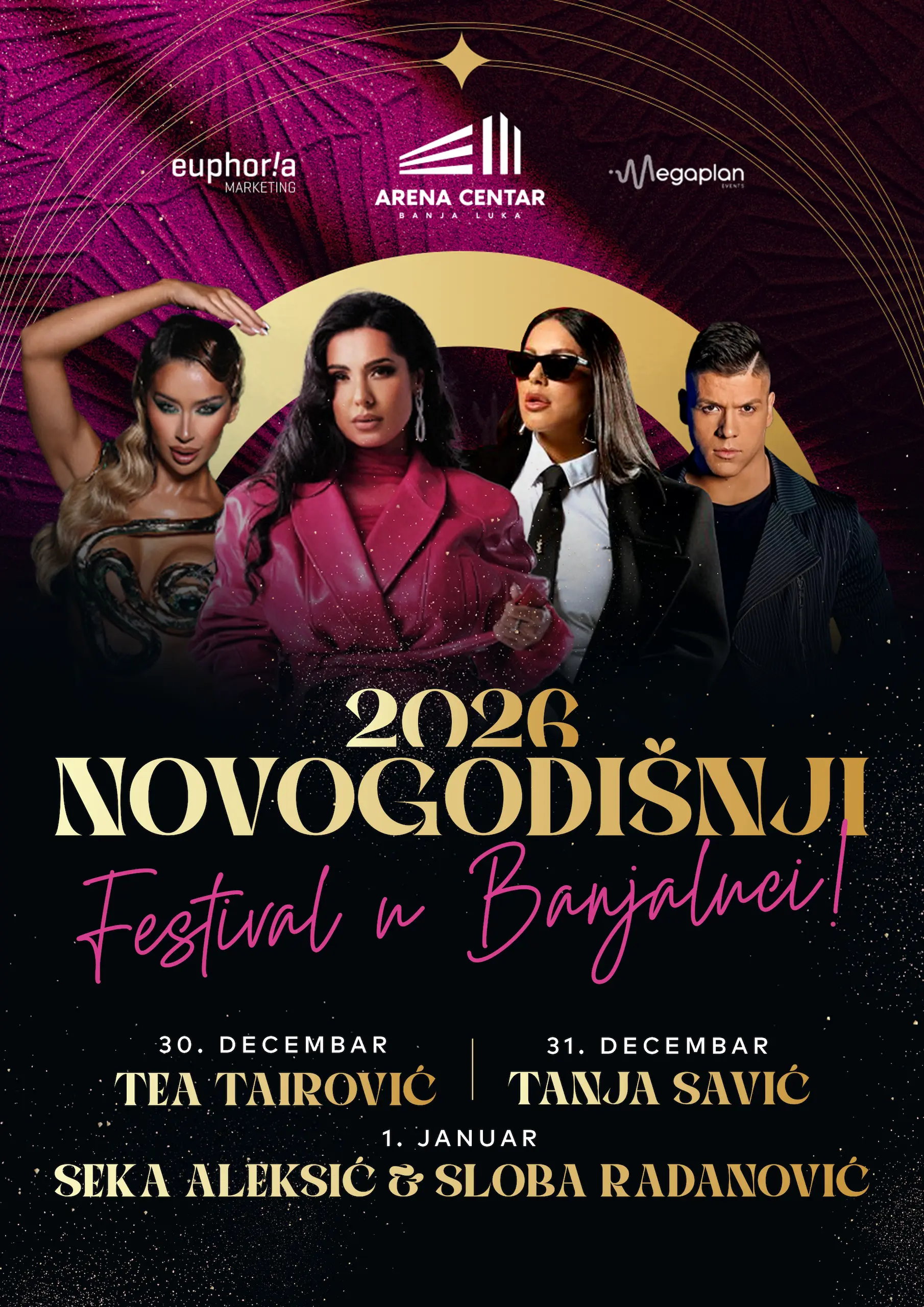 Banjalučki novogodišnji festival — doček 2027