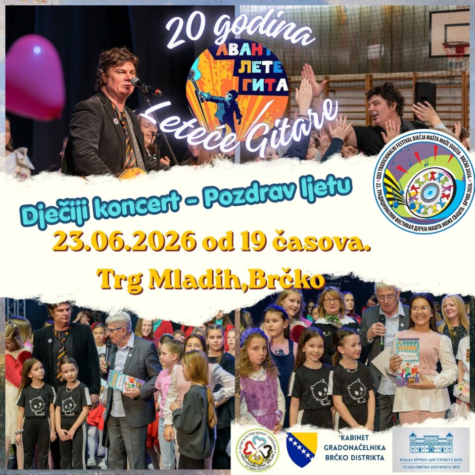 Dječiji koncert „Pozdrav ljetu“