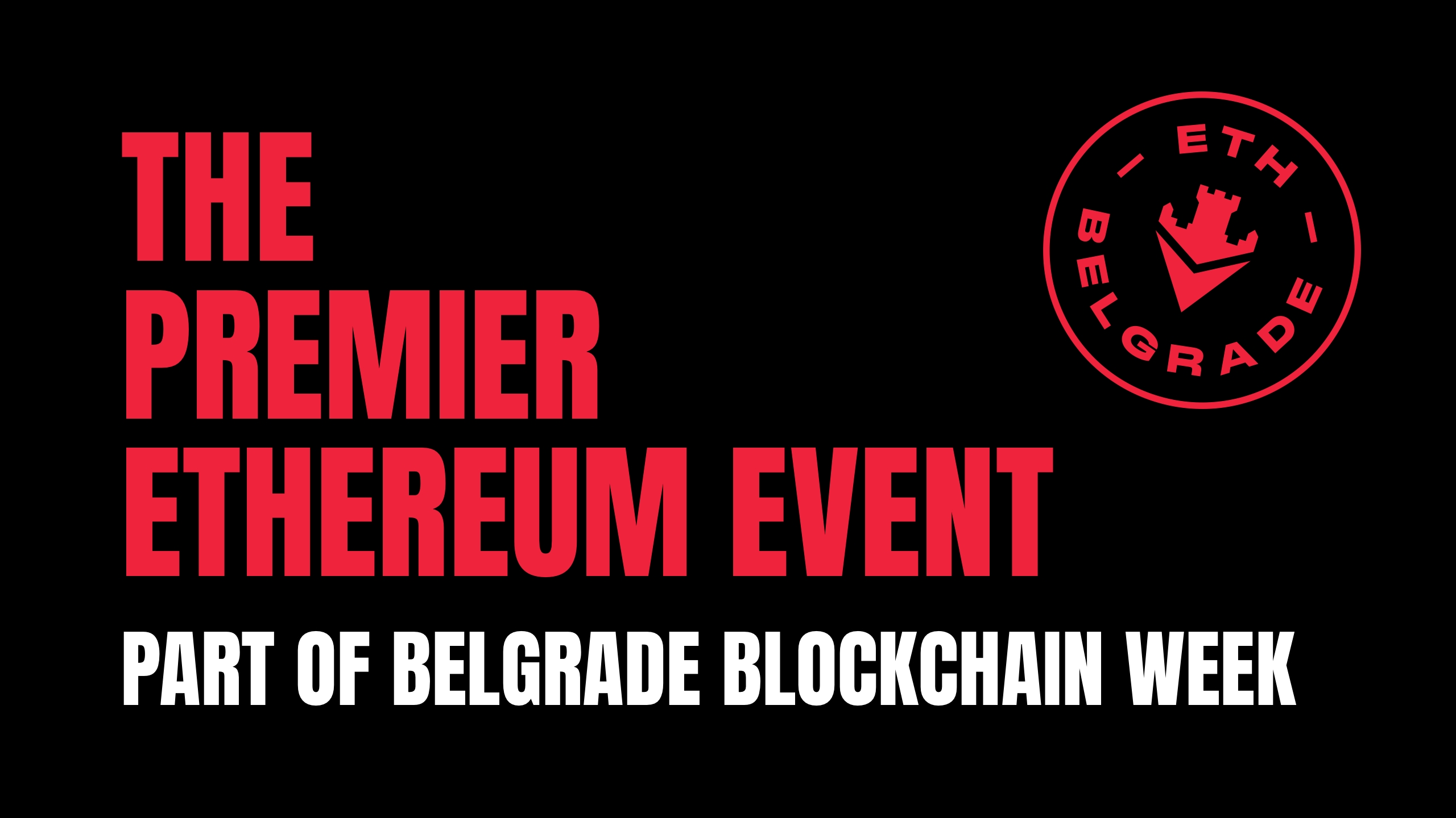 ETH Belgrade 2026 (Blockchain Week)