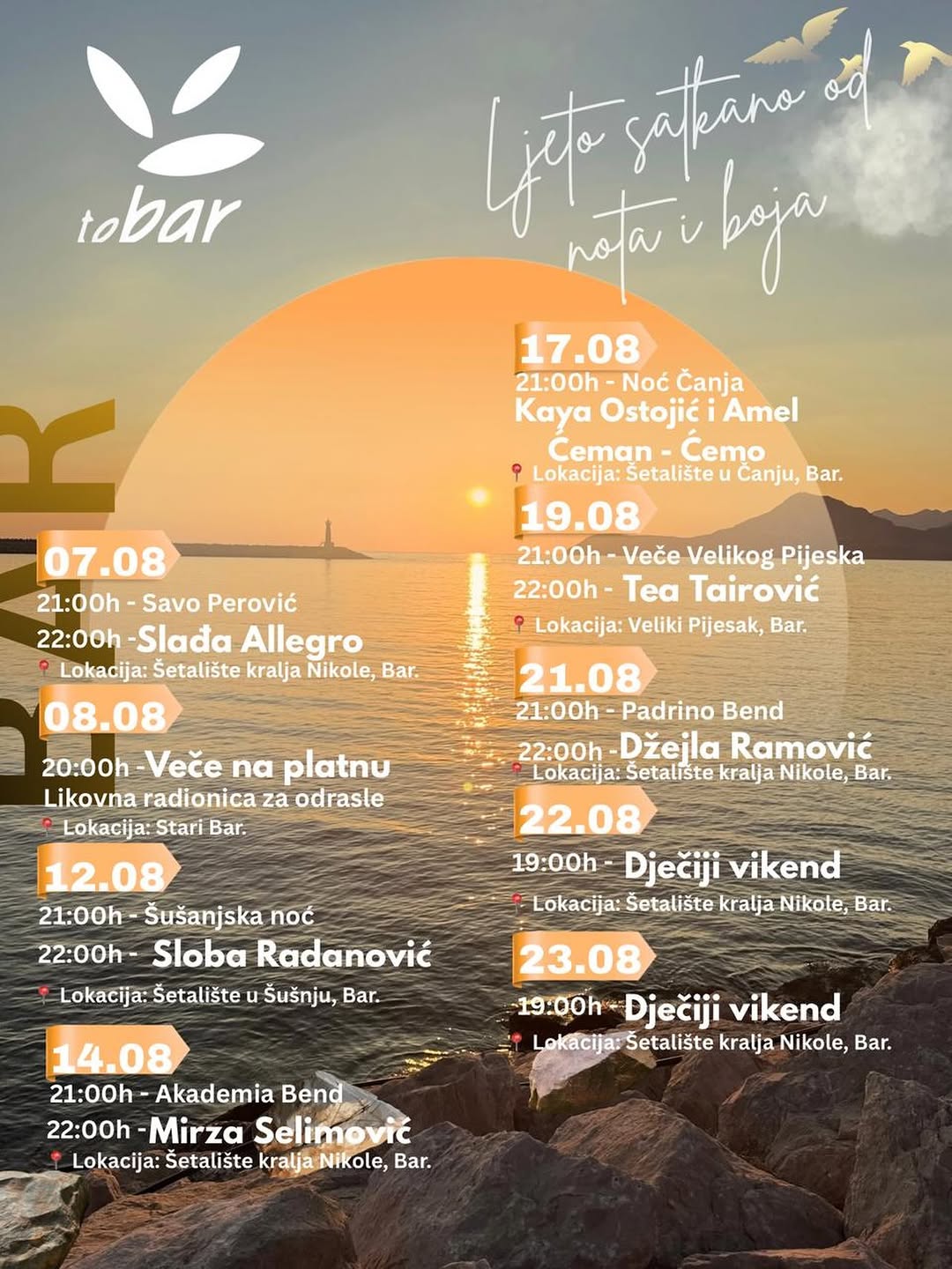 Ljeto sa zvijezdama: Savo Perović & Slađa Allegro
