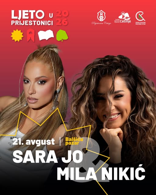 Sara Jo & Mila Nikić in Cetinje